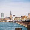 Düsseldorf Skyline Rhein