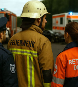 Rettungsdienst, Polizei, Feuerwehr