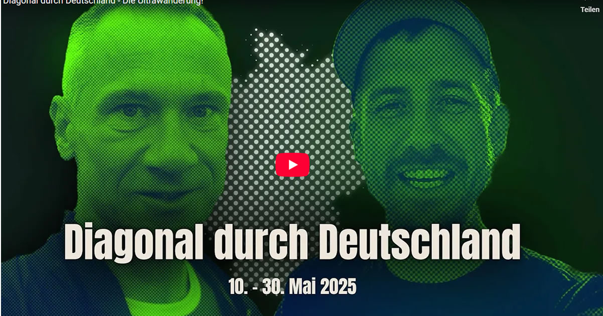 Diagonal durch Deutschland