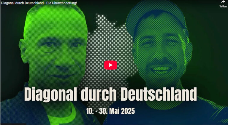 Mehr über den Artikel erfahren Diagonal durch Deutschland: 1.703 Kilometer in 21 Tagen