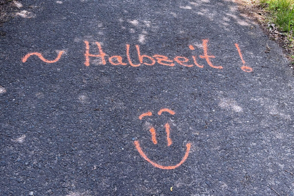 Abmarsch Hochheim nach 15km