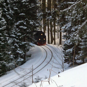 Brocken-Bahn im Winter