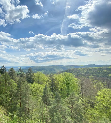 Jena Bergblick auf Jena