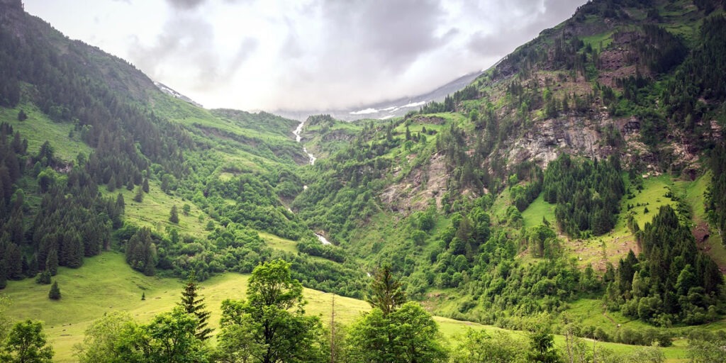 Alpenlandschaft in Österreich