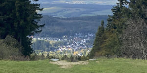 Grosser Feldberg, sSicht auf Schmitten